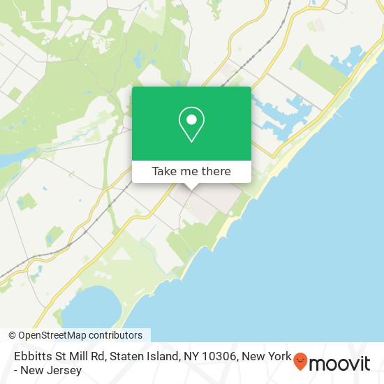 Ebbitts St Mill Rd, Staten Island, NY 10306 map