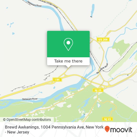 Brewd Awkenings, 1004 Pennsylvania Ave map