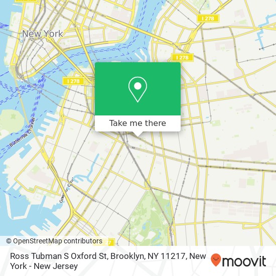 Ross Tubman S Oxford St, Brooklyn, NY 11217 map