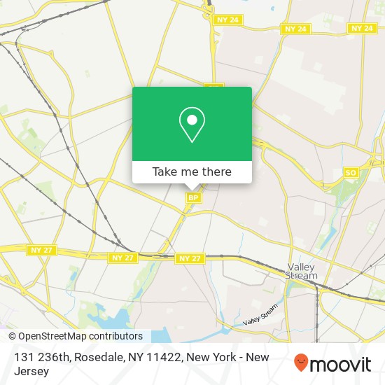 Mapa de 131 236th, Rosedale, NY 11422
