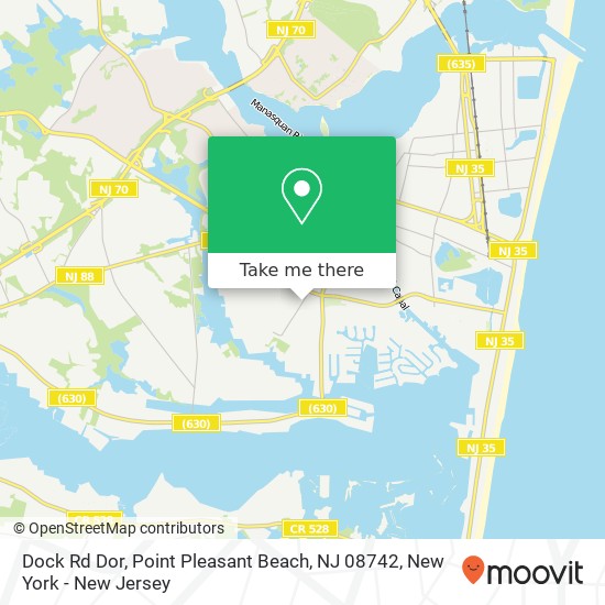 Dock Rd Dor, Point Pleasant Beach, NJ 08742 map