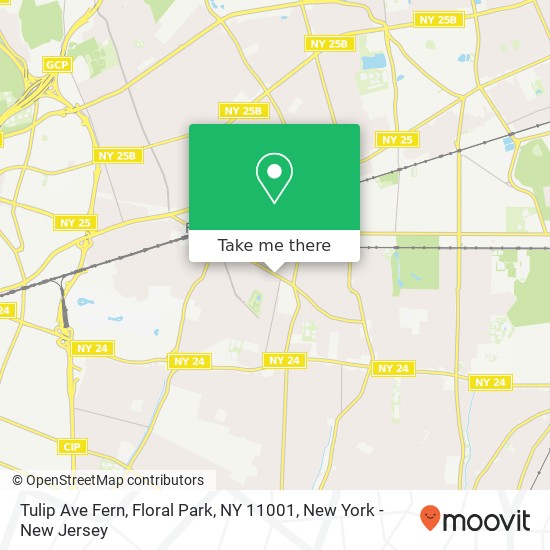 Tulip Ave Fern, Floral Park, NY 11001 map