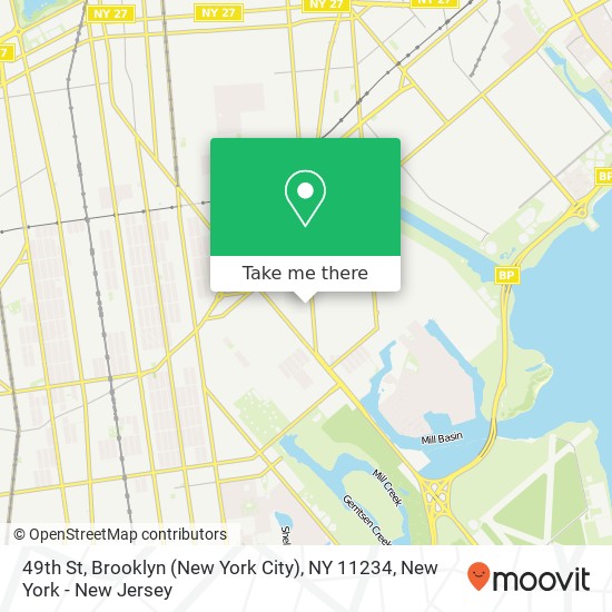 49th St, Brooklyn (New York City), NY 11234 map