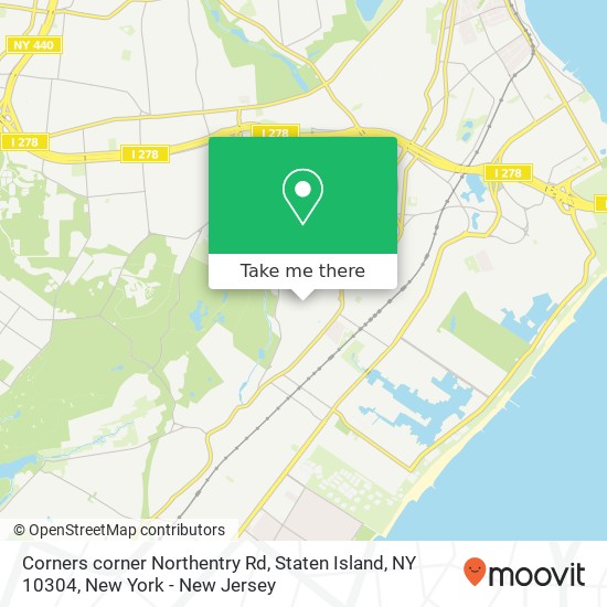Corners corner Northentry Rd, Staten Island, NY 10304 map