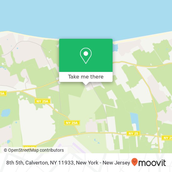 Mapa de 8th 5th, Calverton, NY 11933