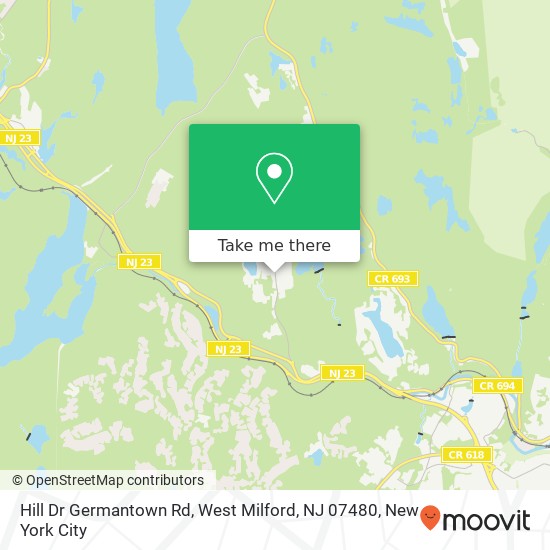 Hill Dr Germantown Rd, West Milford, NJ 07480 map