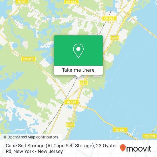 Cape Self Storage (At Cape Self Storage), 23 Oyster Rd map