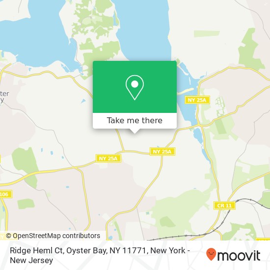 Ridge Heml Ct, Oyster Bay, NY 11771 map