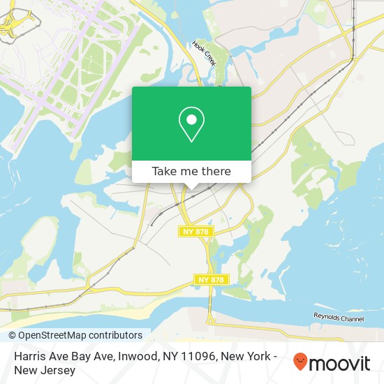 Harris Ave Bay Ave, Inwood, NY 11096 map