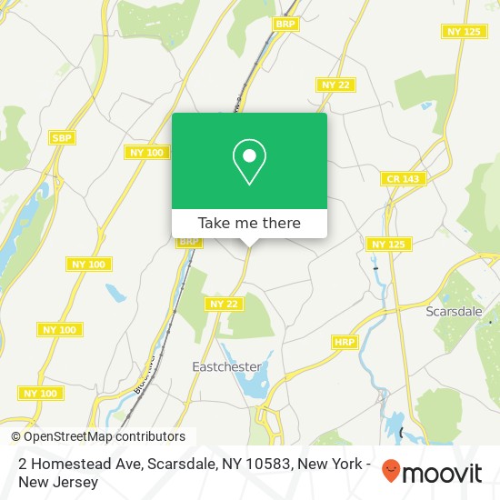 2 Homestead Ave, Scarsdale, NY 10583 map