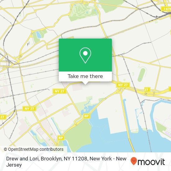 Mapa de Drew and Lori, Brooklyn, NY 11208
