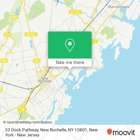 33 Dock Pathway, New Rochelle, NY 10801 map