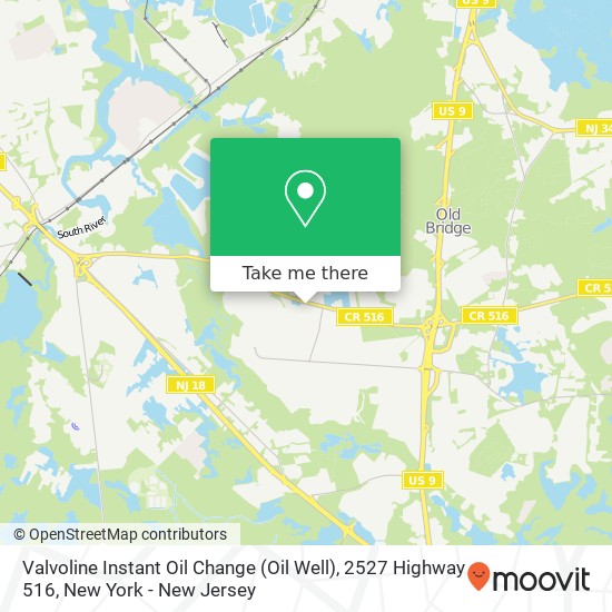 Mapa de Valvoline Instant Oil Change (Oil Well), 2527 Highway 516