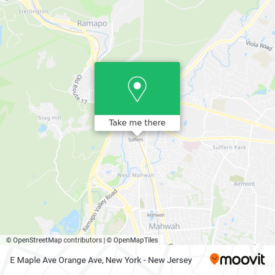 Mapa de E Maple Ave Orange Ave