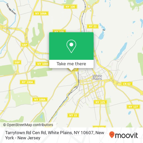 Mapa de Tarrytown Rd Cen Rd, White Plains, NY 10607