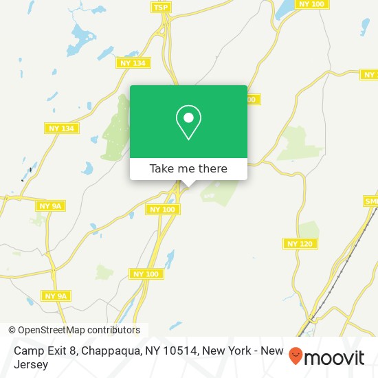 Mapa de Camp Exit 8, Chappaqua, NY 10514