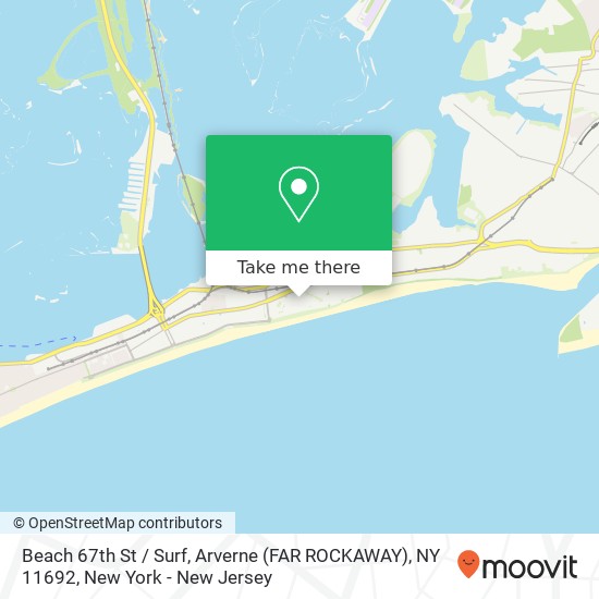 Beach 67th St / Surf, Arverne (FAR ROCKAWAY), NY 11692 map