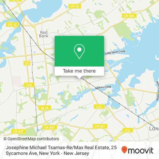 Mapa de Josephine Michael Tsarnas-Re / Max Real Estate, 25 Sycamore Ave