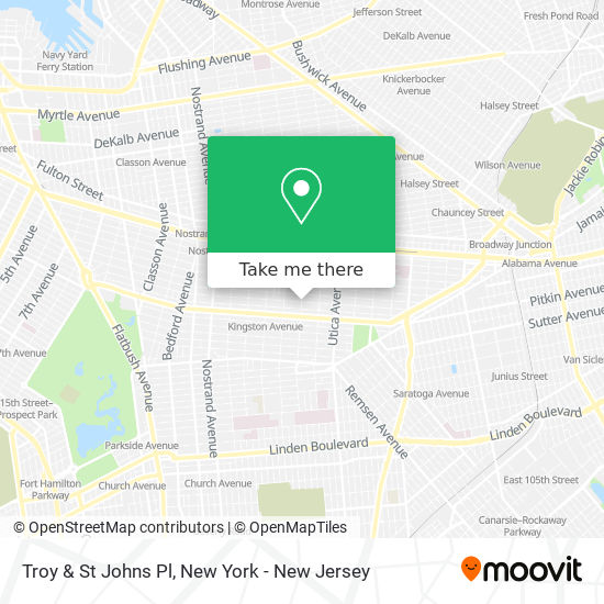 Mapa de Troy & St Johns Pl