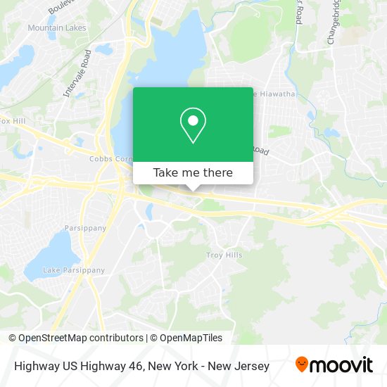 Mapa de Highway  US Highway 46