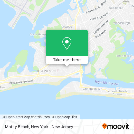 Mott y Beach map