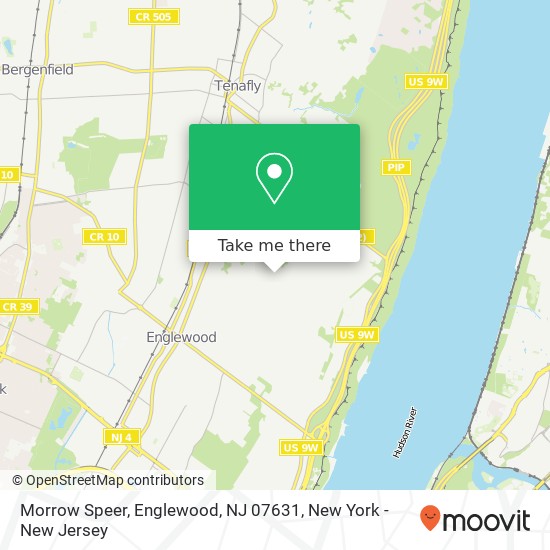 Mapa de Morrow Speer, Englewood, NJ 07631