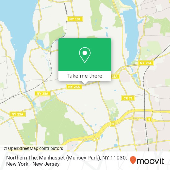 Mapa de Northern The, Manhasset (Munsey Park), NY 11030