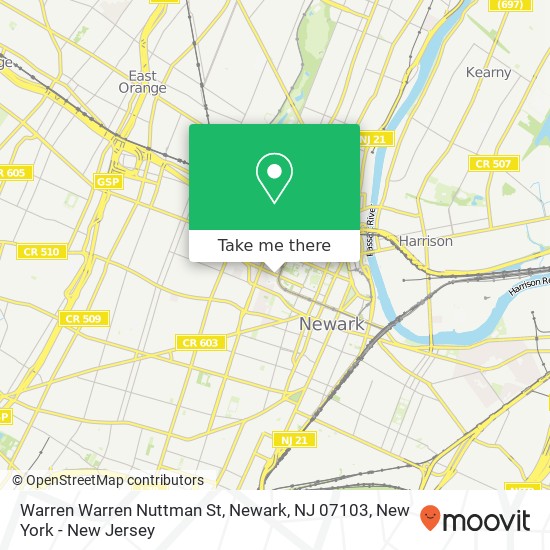 Warren Warren Nuttman St, Newark, NJ 07103 map