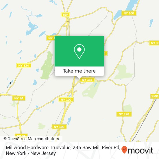 Millwood Hardware Truevalue, 235 Saw Mill River Rd map