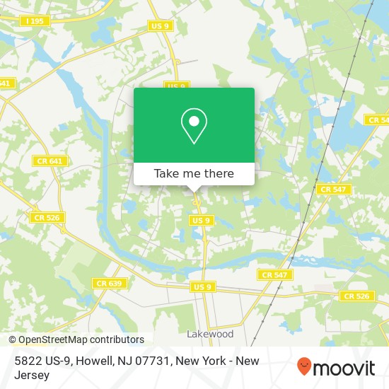 5822 US-9, Howell, NJ 07731 map