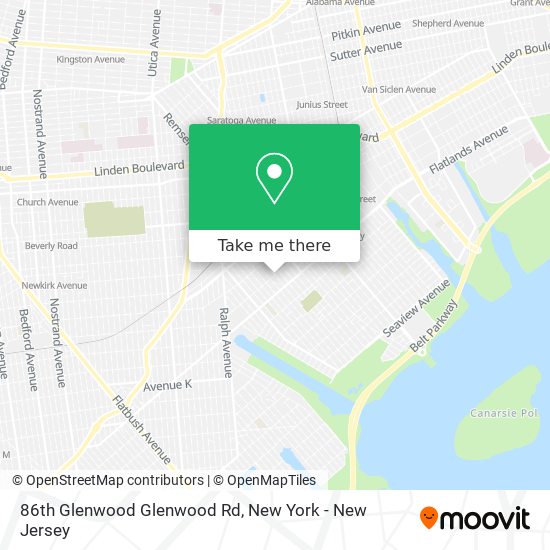 86th Glenwood Glenwood Rd map