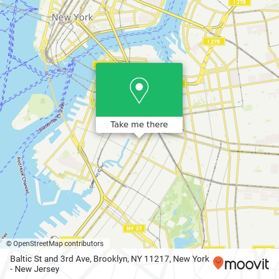 Mapa de Baltic St and 3rd Ave, Brooklyn, NY 11217