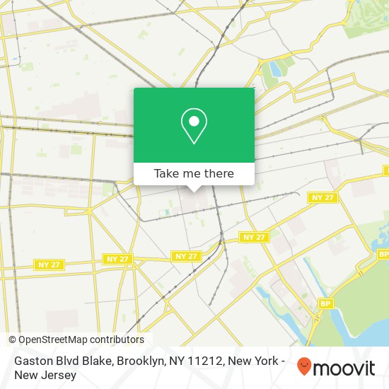 Gaston Blvd Blake, Brooklyn, NY 11212 map