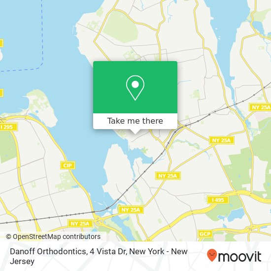 Danoff Orthodontics, 4 Vista Dr map