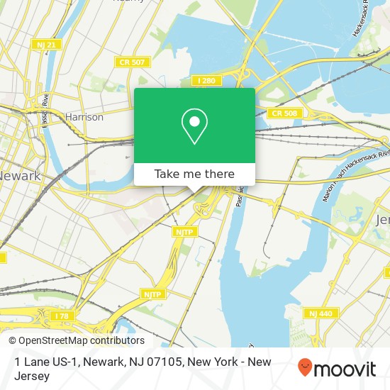 1 Lane US-1, Newark, NJ 07105 map