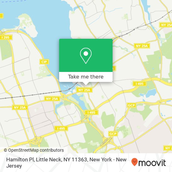 Hamilton Pl, Little Neck, NY 11363 map