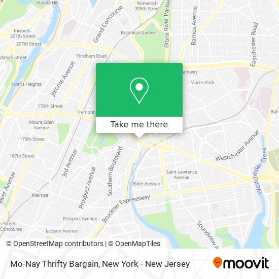 Mo-Nay Thrifty Bargain map