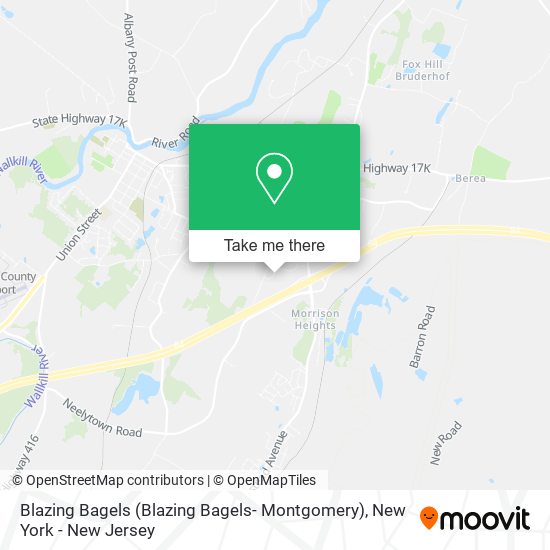 Mapa de Blazing Bagels (Blazing Bagels- Montgomery)
