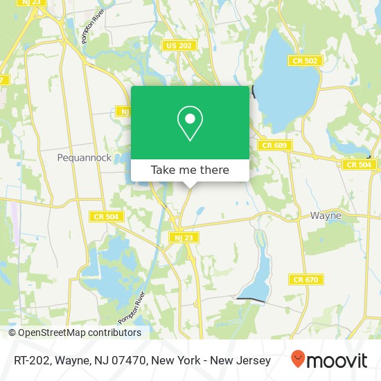 RT-202, Wayne, NJ 07470 map