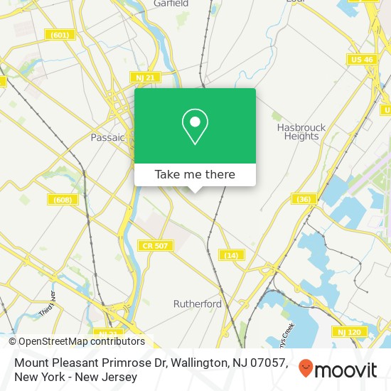 Mount Pleasant Primrose Dr, Wallington, NJ 07057 map