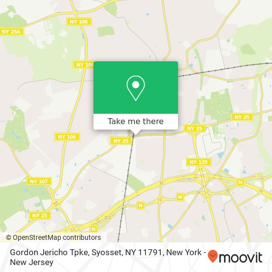 Gordon Jericho Tpke, Syosset, NY 11791 map