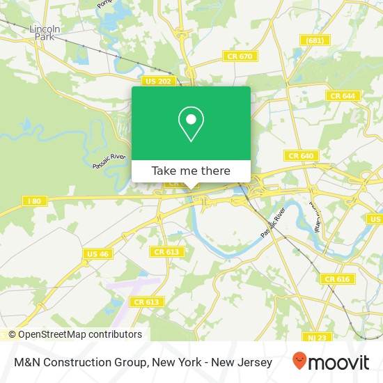 M&N Construction Group map
