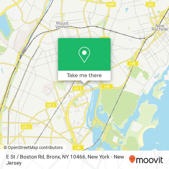 E St / Boston Rd, Bronx, NY 10466 map