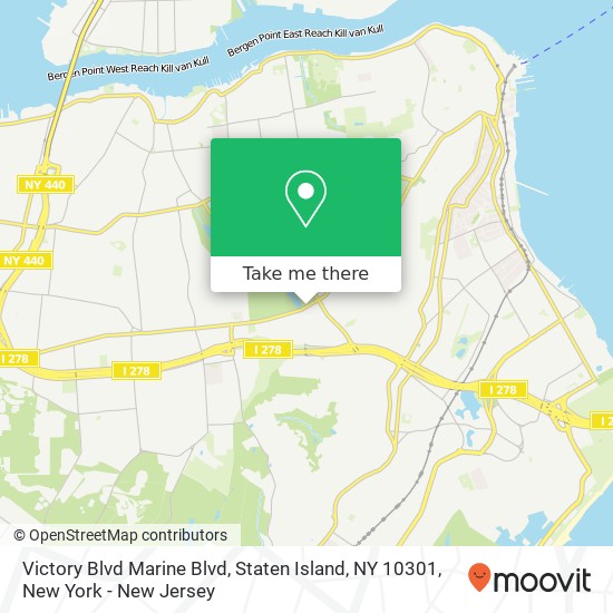 Victory Blvd Marine Blvd, Staten Island, NY 10301 map
