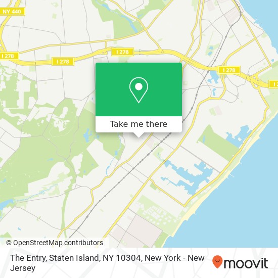 Mapa de The Entry, Staten Island, NY 10304