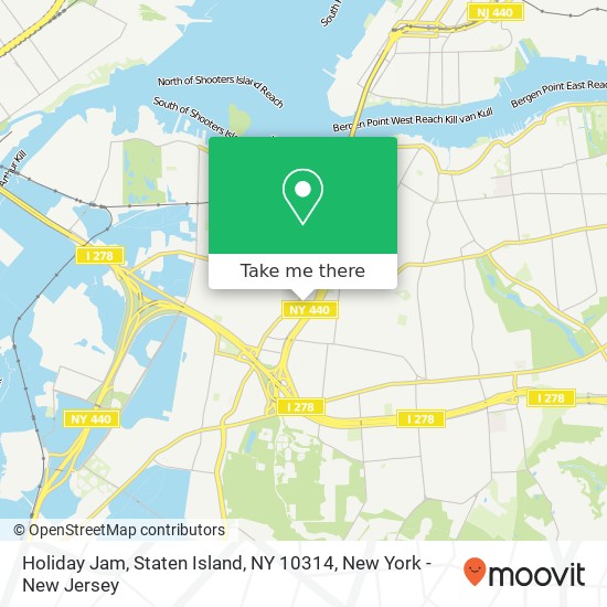 Holiday Jam, Staten Island, NY 10314 map