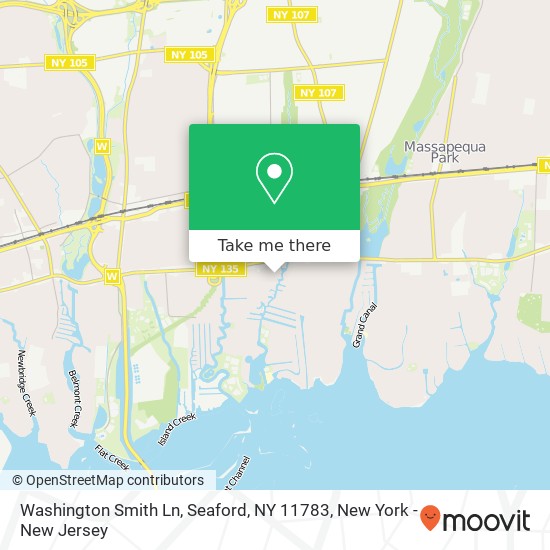 Washington Smith Ln, Seaford, NY 11783 map