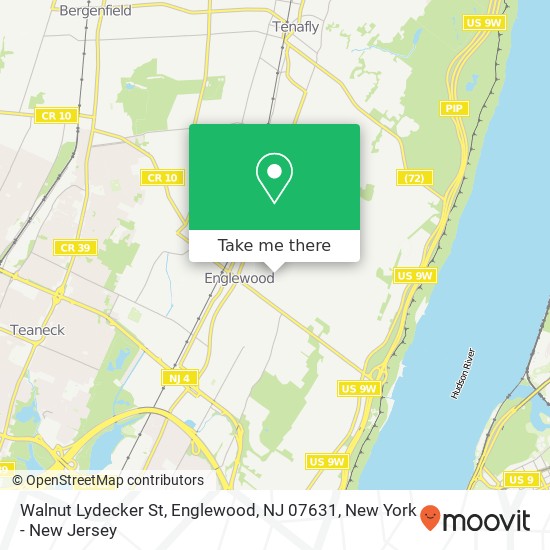 Walnut Lydecker St, Englewood, NJ 07631 map