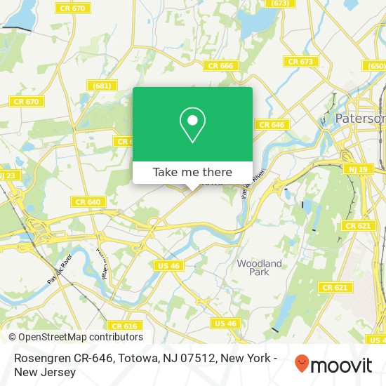Rosengren CR-646, Totowa, NJ 07512 map