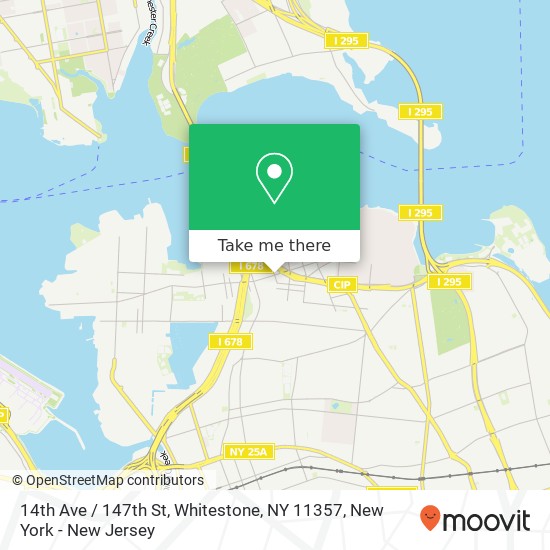 Mapa de 14th Ave / 147th St, Whitestone, NY 11357